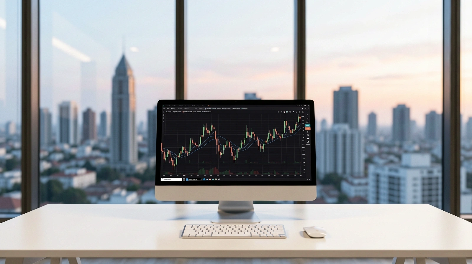 Ruang kerja analisis teknikal Hualuminexa